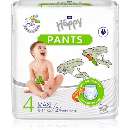 Bella Baby Happy Pants Size 4 Maxi jednokratne pelene-gaćice 8-14 kg 24 kom Cijene