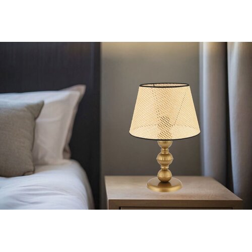 Opviq Stona lampa 300 Hazeran, 60 W, 45 cm, Krem Cene