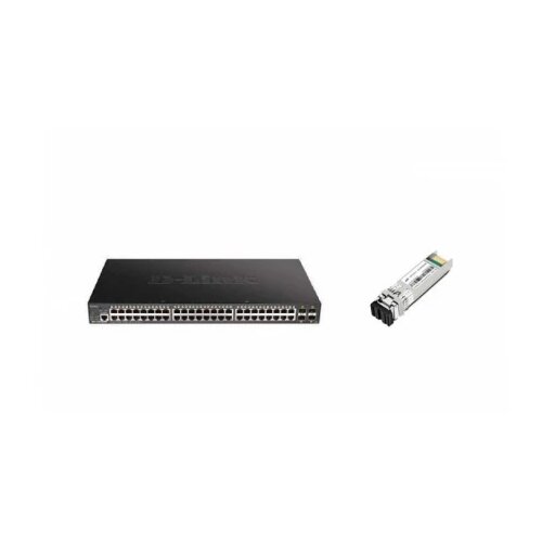 D-link DGS-1250-52X web upravljivi switch + sfp+ modul 10G Slike