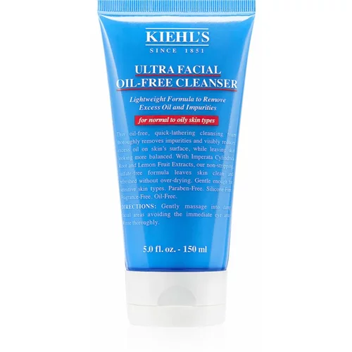 Kiehl's Ultra Facial Oil-Free Cleanser osvježavajuća pjena za čišćenje za normalno i masno lice 150 ml