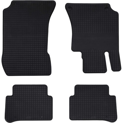  Auto tepih 4 pcs Crna prikladno za MERCEDES E 2009-2016 Guma Cene