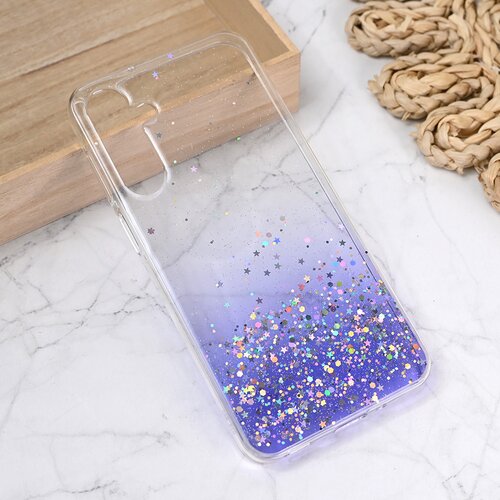  Torbica Silikonska Glitter za Samsung A165B Galaxy A16 5G ljubicasta Slike
