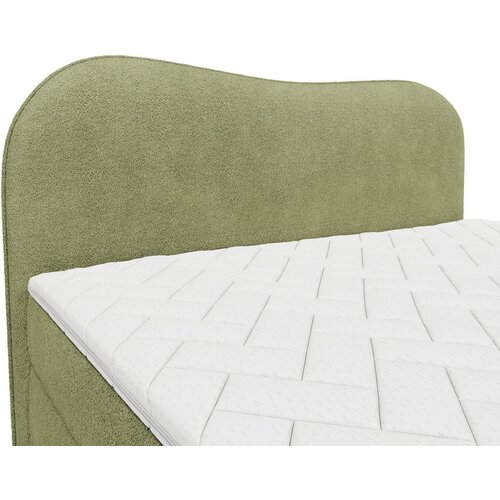 Chameo POSTELJA Z VZMETNICO 160 cm x 200 cm , tekstil zelena Slike