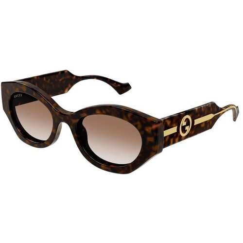 Gucci GG1553S 002 ONE SIZE (52) Havana/Rjava Cene