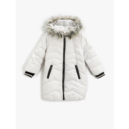 Koton Coat - White - Puffer Slike