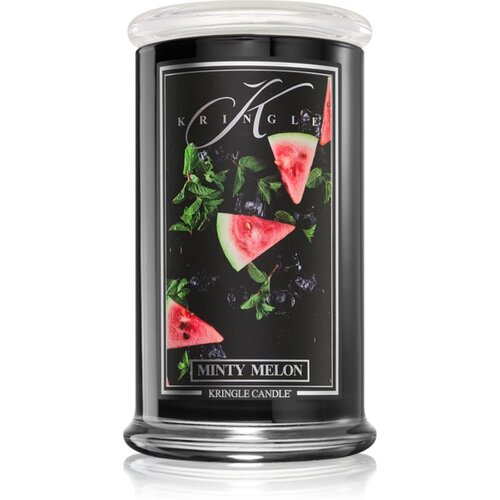 Kringle Candle Minty Melon di&amp;scaron;eča sveča 623 g Slike