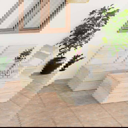  3-dijelna vrtna garnitura od paleta od impregnirane smrekovine Cijene