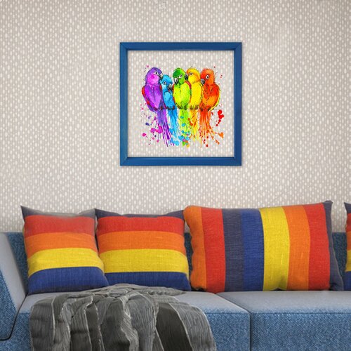 Wallity CAM135 multicolor decorative framed painting Slike
