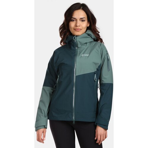 Kilpi Women&amp;#039;s Hardshell Waterproof Jacket MAMBA-W Dark Green Slike