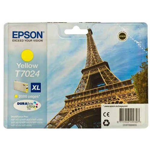  Kartuša Epson T7024 rumena/yellow XL - original Cene