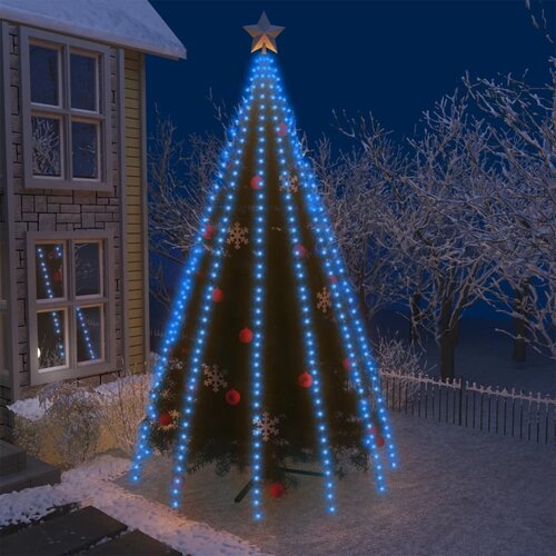 vidaXL Lučke za novoletno jelko 500 LED lučk modre 500 cm Cene