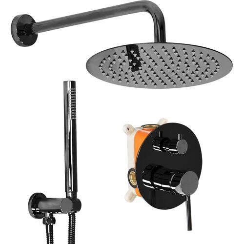 Rea Set za prikrito prhanje Lungo Black Metallic + Škatla Cene
