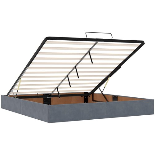  Krevet od pjene s madracem i LED-om Tamnosiva 180 x 200 cm Slike