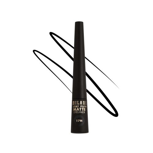Milani tekoče črtalo - Stay Put Matte Liquid Eyeliner - 110 Black Matte Slike