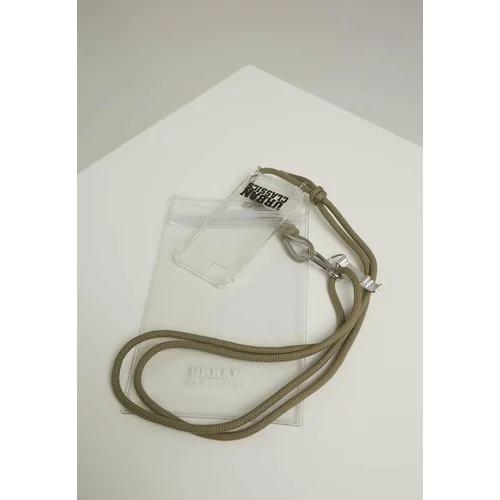 Urban Classics Accessoires Necklace for Phone Accessories I Phone 8 Transparent/Olive