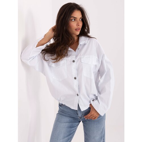 RUE PARIS Shirt-IT-KS-FL9273.86-white Slike