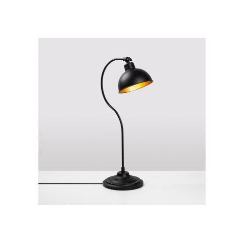 Opviq Stona lampa E27 Grlo, Crno-zlatna Slike