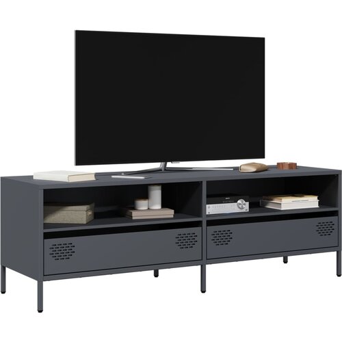 vidaXL TV ormarić antracit 135 x 39 x 43,5 cm hladno valjani čelik Cijene