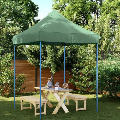 Sklopivi prigodni šator za zabave zeleni 200x200x306 cm