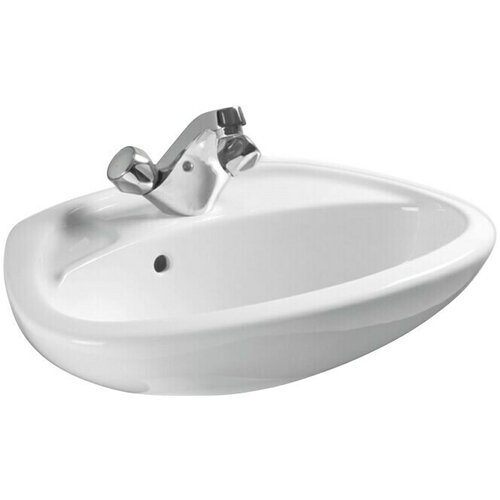 Inker Umivalnik Polo (46 x 34 cm, keramika, bel) Slike
