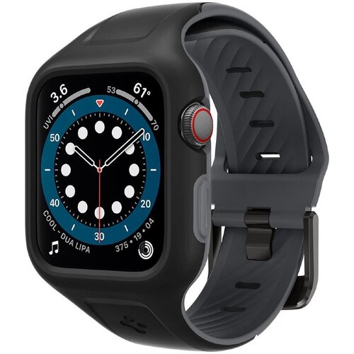  Pa&scaron;ček za uro Apple Watch 4/5/6/SE 40mm Spigen Liquid Air Pro črn Cene