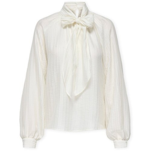 JDY Topi &amp;amp; Bluze Top Norma - Cloud Dancer Bela Slike