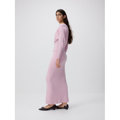 Reserved Maxi suknja od žerseja - pastelnoružičasto Cijene
