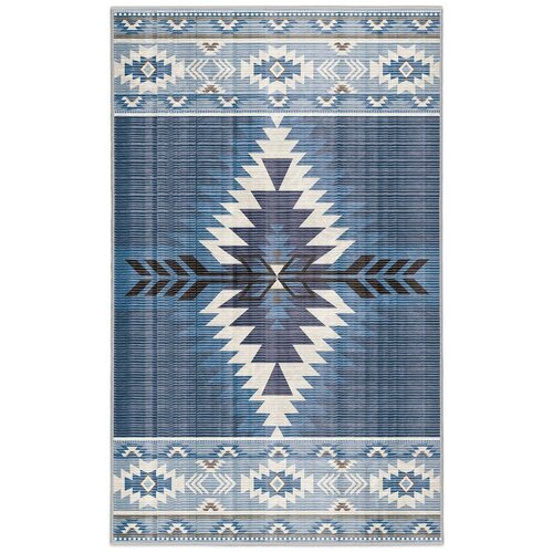 Mila Home Plavi perivi tepih 120x180 cm Ethnic Geo – Cijene