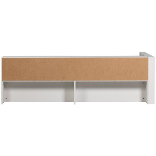 WOOOD Bela postelja iz masivnega bora brez letvenega dna 90x200 cm Carter &amp;ndash; Slike
