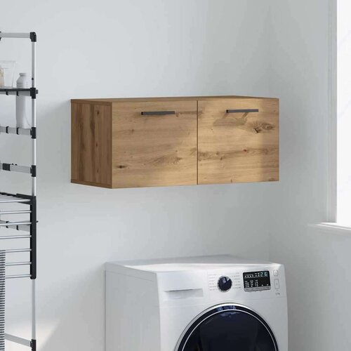 vidaXL Omarica na steni artisan hrast 80 x 36.5 x 35 cm Cene