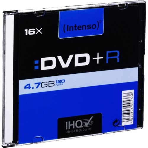 Intenso DVD+R 4,7GB pak. 1 komad Slim Case &ndash; DVD+R4,7GB/1Slim Cijene