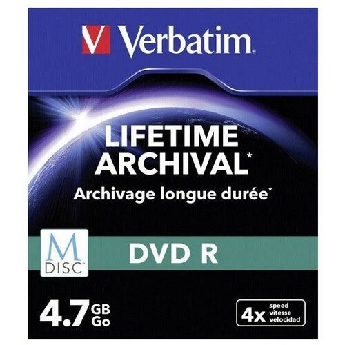 Verbatim 554M/Z DVD-R M-DISK 4.7GB/4X 3PACK 43826 SLIM CASE disk Slike
