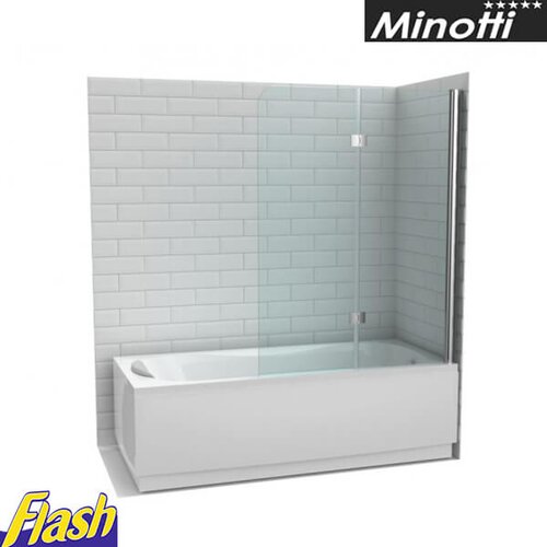 Minotti stakleni preklopni paravan za kadu 115x150 jd 115 Cene