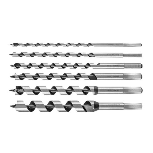Verto 60h800 &ndash; 6 kom Set spiralnih burgija za drvo 230 mm ( 60H800 ) Cene