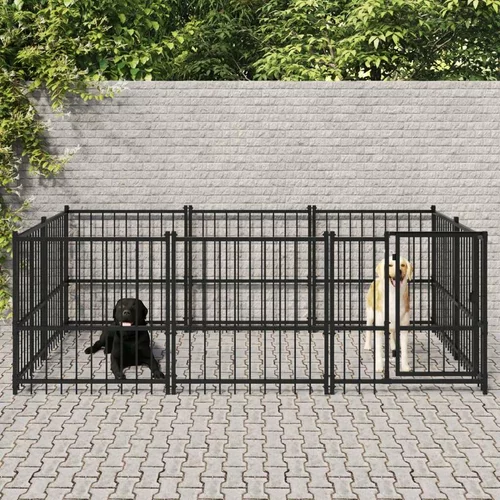  vanjski kavez za pse čelični 5 63 m²