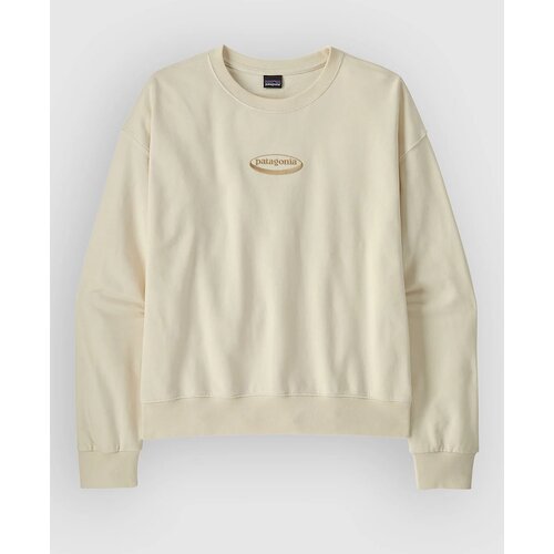 Patagonia 95 Oval Logo Daily Crew Sweater wool white Cene