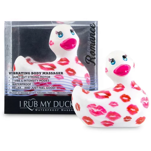 Big Teaze Toys My Duckie Romance 2.0 - vodoodporni klitorisni vibrator (belo-rožnata)