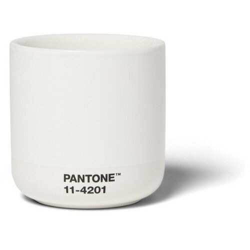 Pantone Bela keramična skodelica za kapučino 175 ml Cortado Cloud Dancer - Cene