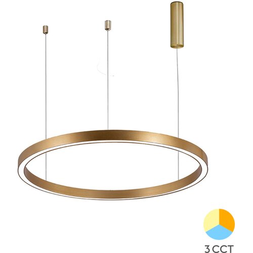 Braytron LED Visilica Lina, 45W, okrugla, zlatna 3u1 BH16-09286 Slike
