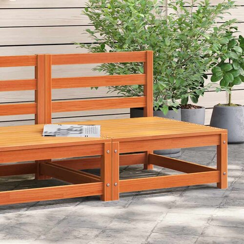  Vrtna sofa voštano smeđa 70 x 70 x 67 cm od masivne borovine Cene