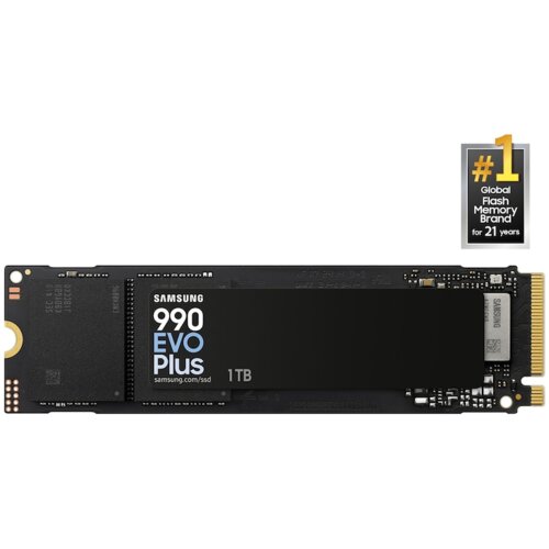 Samsung 1TB 990 EVO Plus M.2 80mm PCI-e 5.0 x2 NVMe, V-NAND Slike