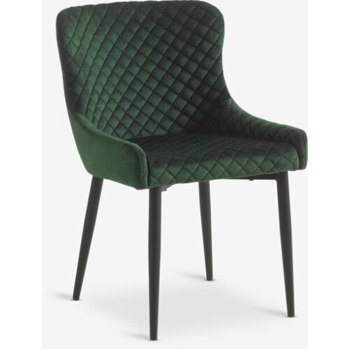  Trpezarijska stolica baršun zelena/crna Cene