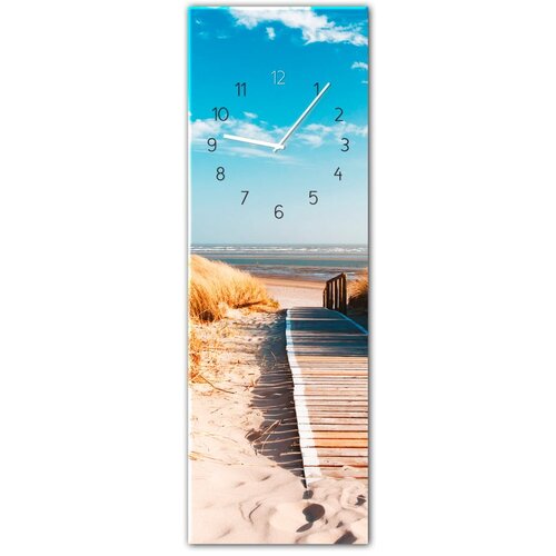 Styler Zidni sat Glassclock Sunny, 20 x 60 cm Slike