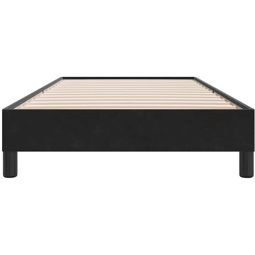 Box Spring krevet bez madraca crni 100x210 cm samt Slike