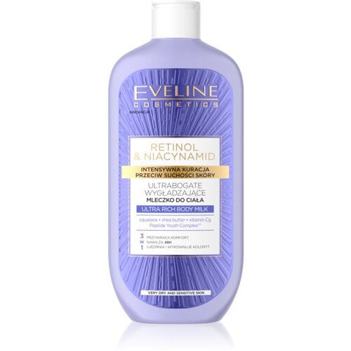 Eveline Cosmetics Retinol & Niacynamid intenzivni hranilni losjon za telo z gladilnim učinkom 350 ml Cene