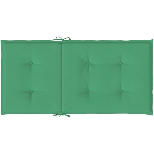  Jastuci za vrtne stolice 4 kom zeleni 100x50x3 cm od tkanine Slike