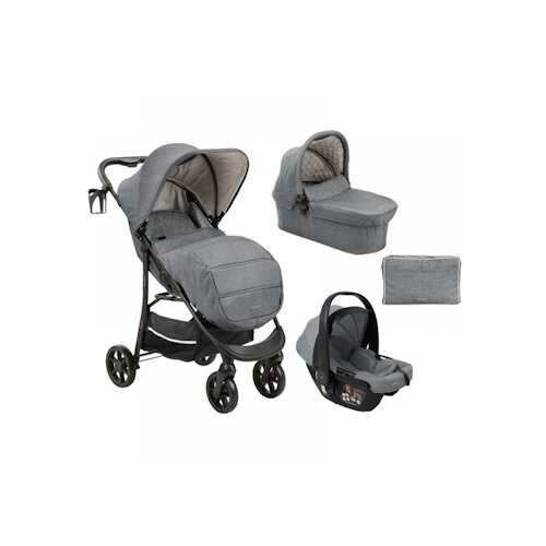 Kikka Boo kolica Selina premium 3u1 set sa I-SIZE autosedištem i tvrdom korpom Light Grey Cene