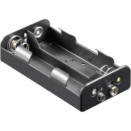 Goobay 11457 nosilec baterij 4x Baby (C) hitrosklopni priključek (D x &Scaron; x V) 62.5 x 55.8 x 23.5mm Držalo za baterije D za 4 Baby baterije (D x &Scaron; x V), (20641674) Cene