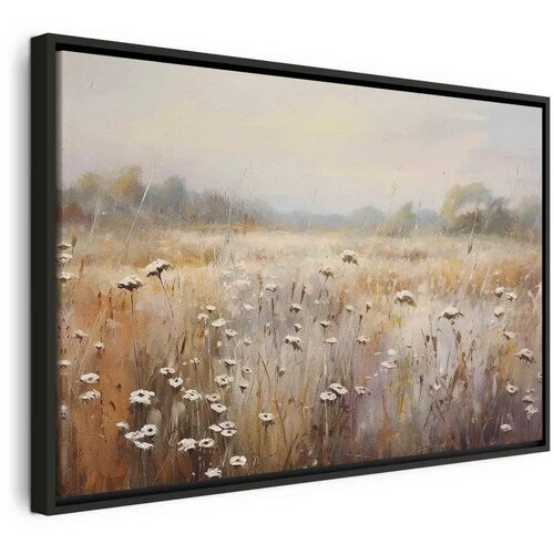  Slika - Impressionist meadow &ndash; field landscape in a pastel colour palette 90x60 Cijene