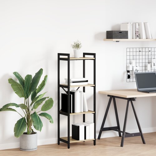 vidaXL Knjižna omara sonoma hrast 40 x 30 x 118 cm Konstruiran les Cene